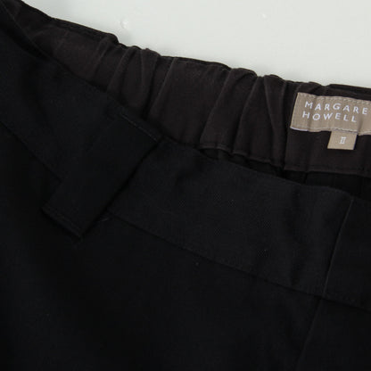 WOOL COTTON TWILL TROUSERS