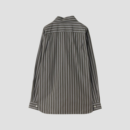 GRAPHIC STRIPE COTTON SHIRT