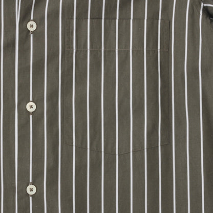 GRAPHIC STRIPE COTTON SHIRT