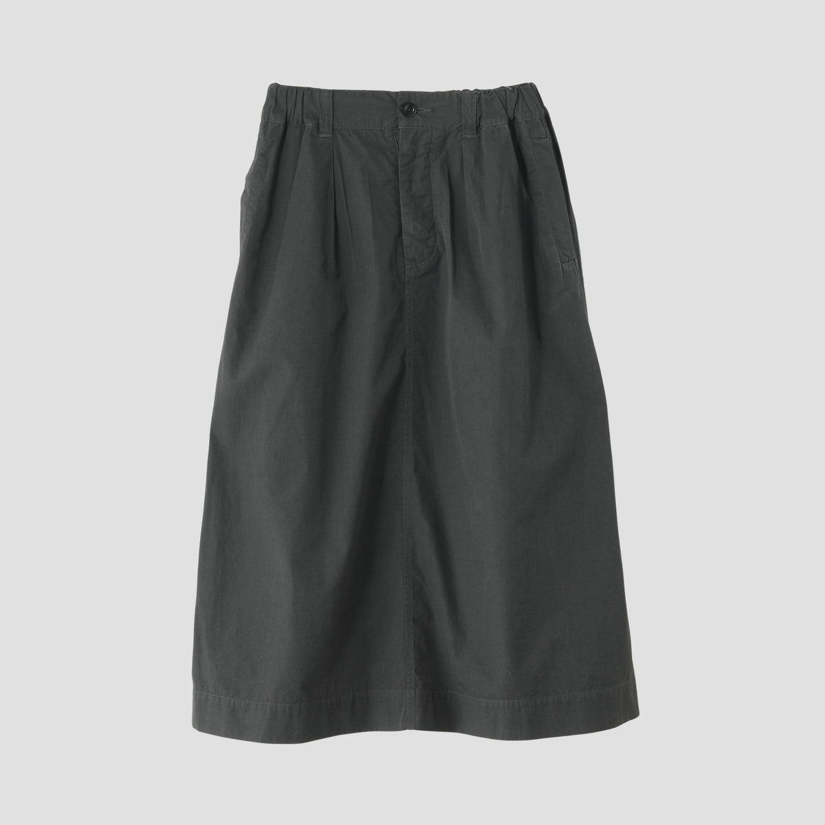 FINE COMPACT POPLIN SKIRT