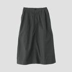 FINE COMPACT POPLIN SKIRT