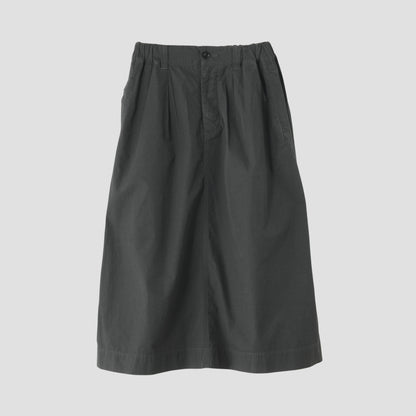 FINE COMPACT POPLIN SKIRT