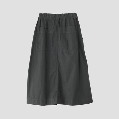 FINE COMPACT POPLIN SKIRT
