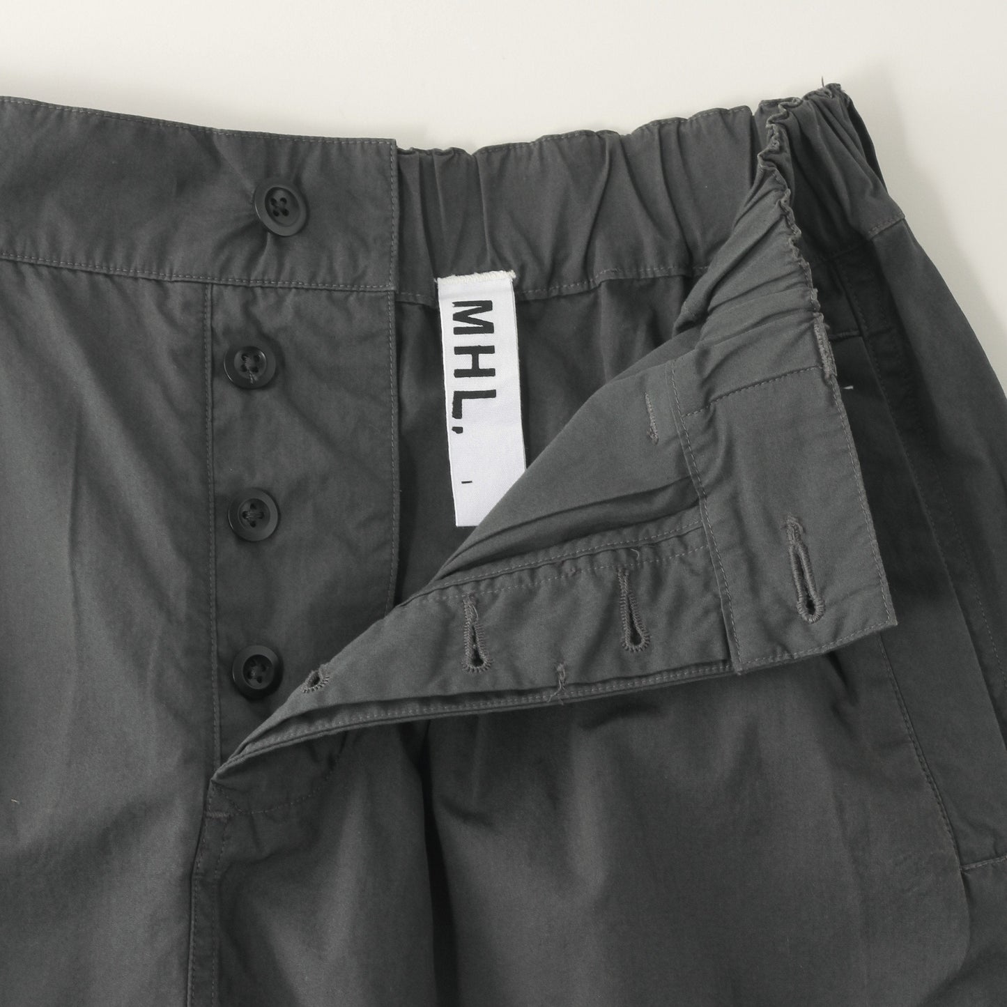 FINE COMPACT POPLIN SKIRT