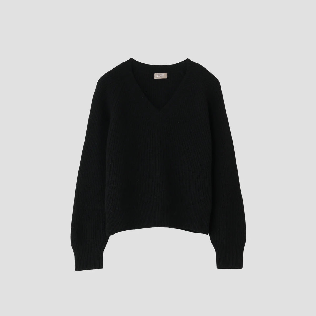 WOOL CASHMERE SILK V NECK JUMP KNIT