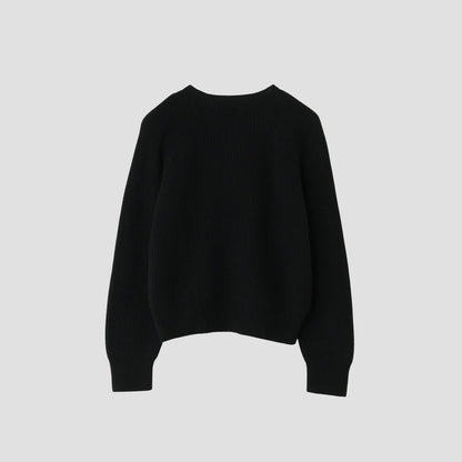 WOOL CASHMERE SILK V NECK JUMP KNIT