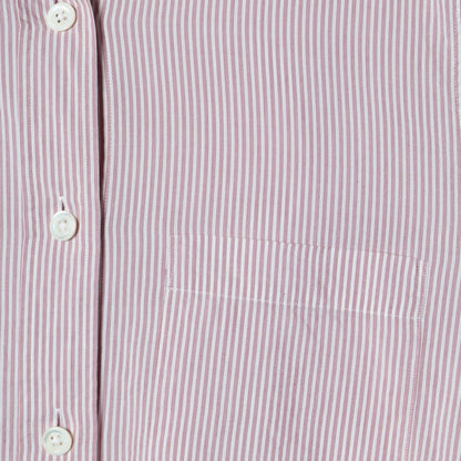 SILK COTTON STRIPE SHIRT