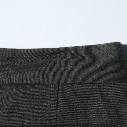 BRUSHED COTTON WOOL TROUSERS