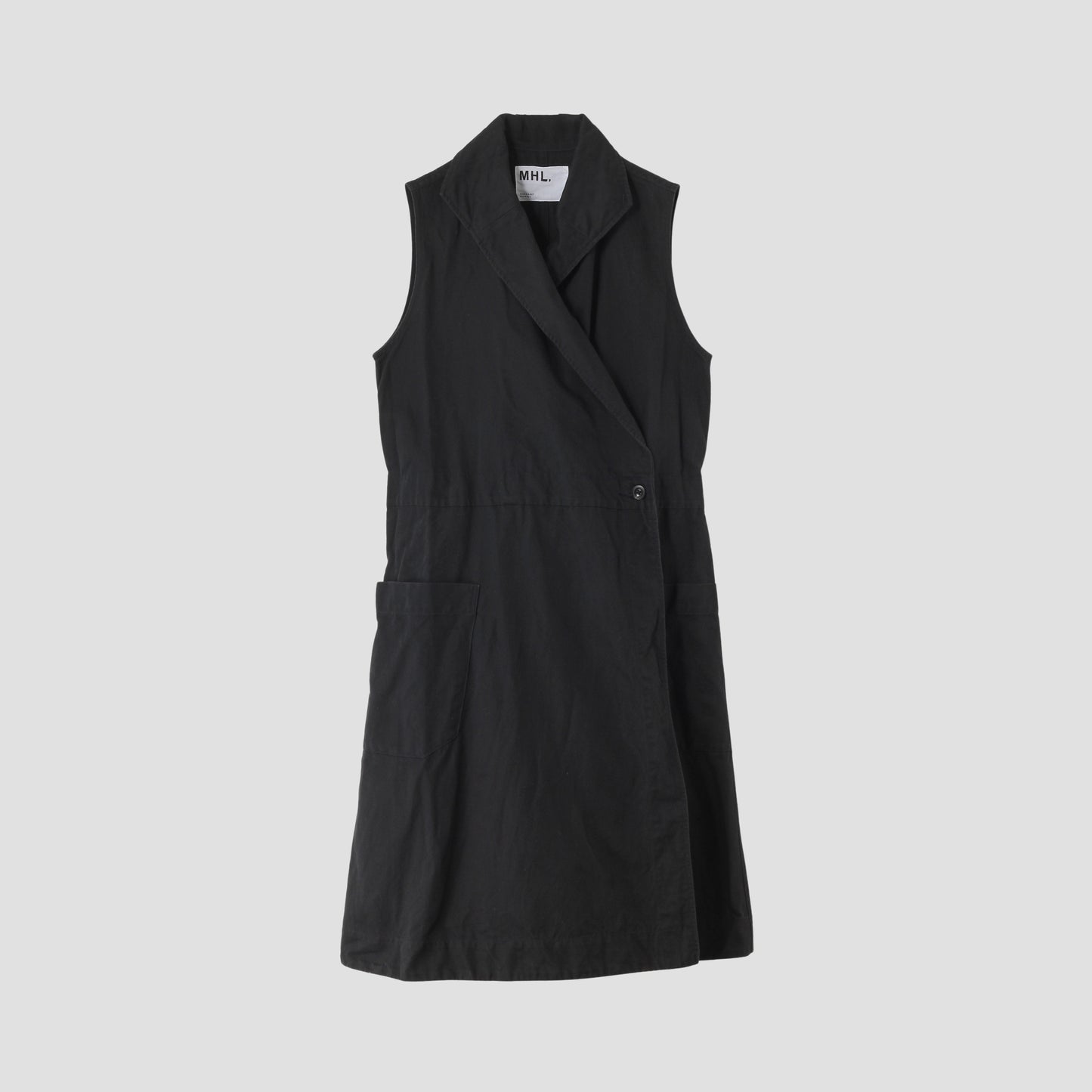 COTTON LINEN DRILL DRESS