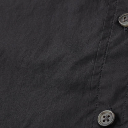BLACK CHINTZ COTTON SHIRT