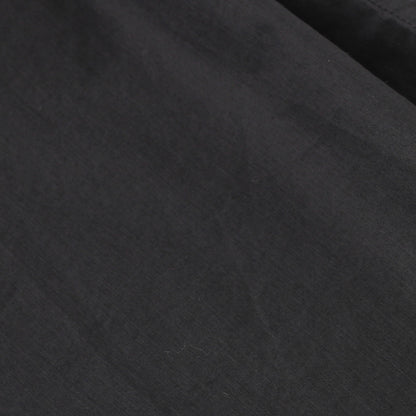 BLACK CHINTZ COTTON SHIRT