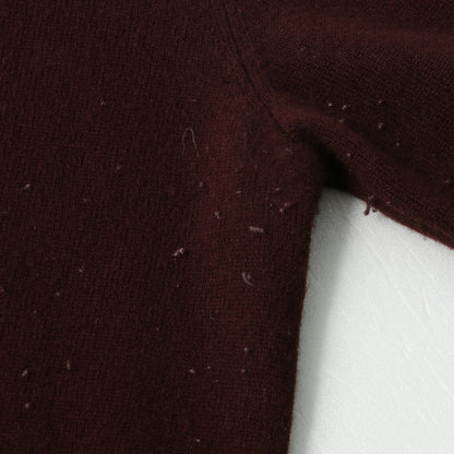 WOOL CASHMERE ARGYLE KNIT