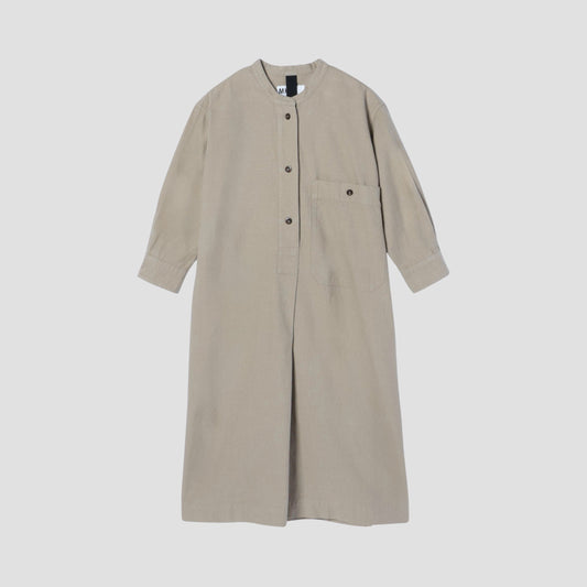 WORN COTTON WOOL TWILL DRESS