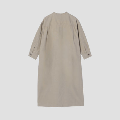WORN COTTON WOOL TWILL DRESS