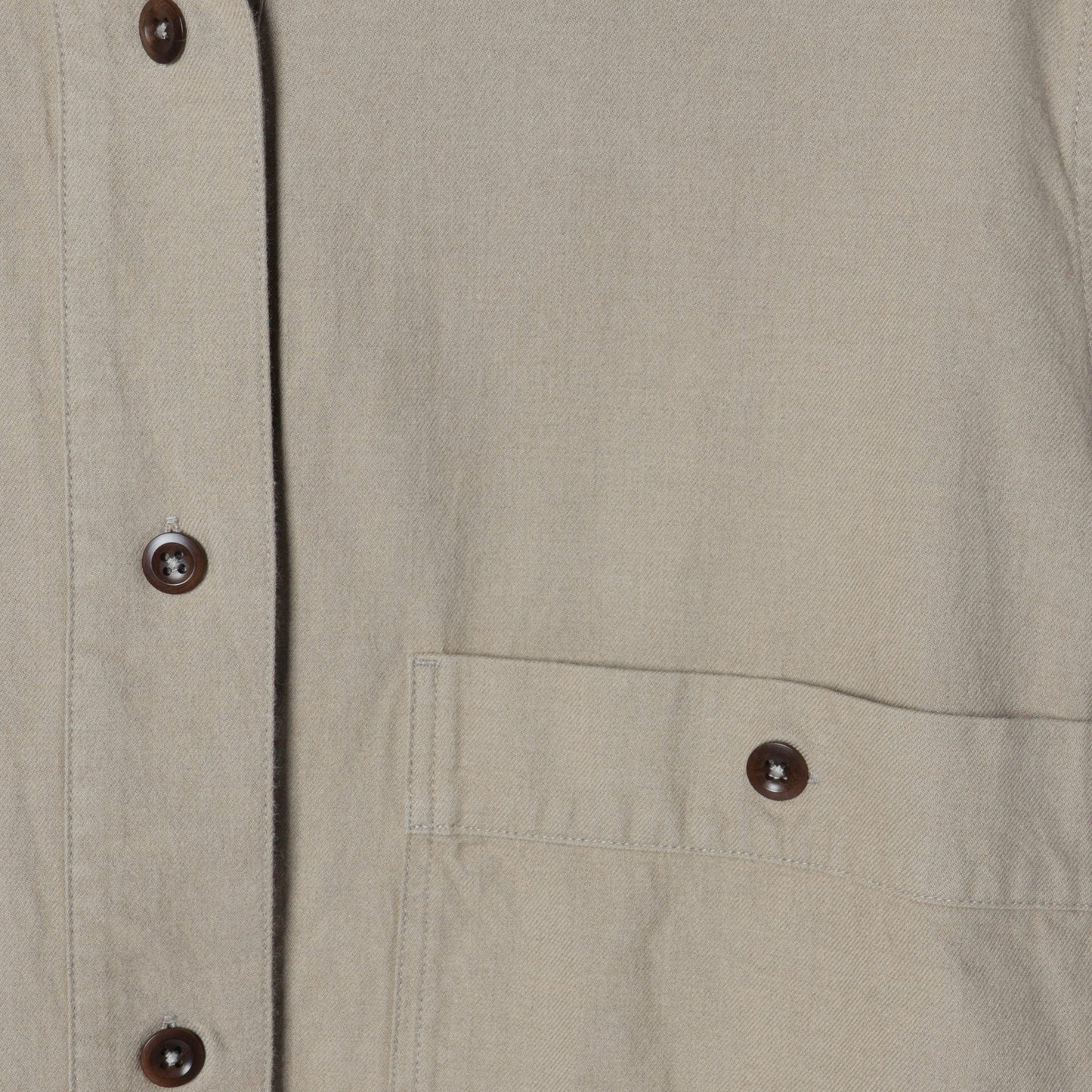 WORN COTTON WOOL TWILL DRESS