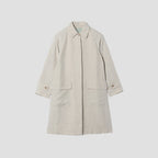 PLAIN WEAVE LINEN COAT