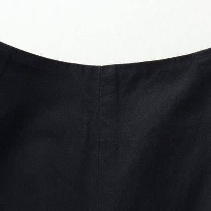WASHED COTTON WOOL TROUSERS
