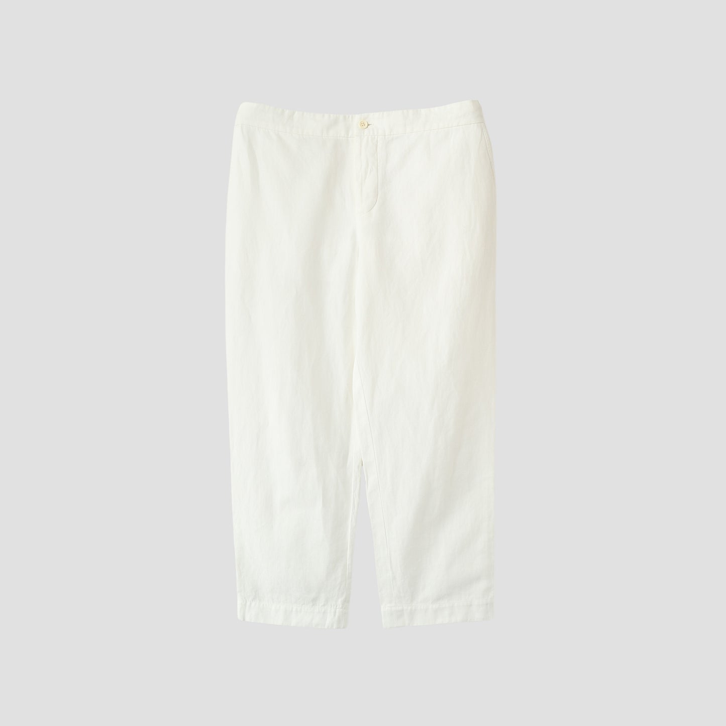 HIGH TWIST COTTON LINEN TROUSERS