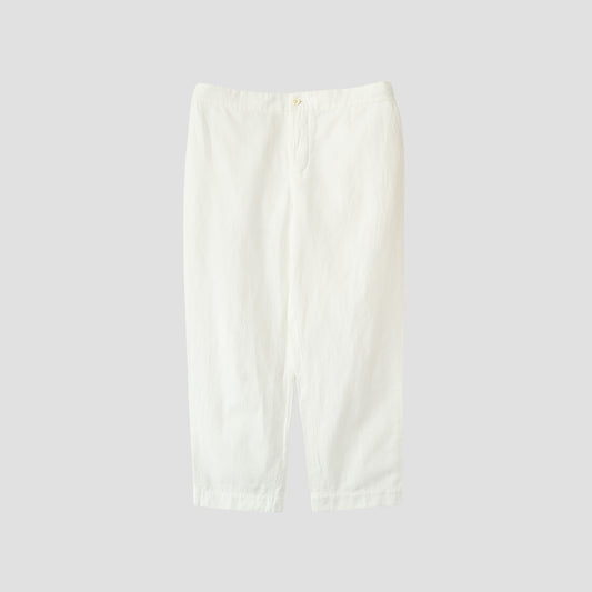 HIGH TWIST COTTON LINEN TROUSERS
