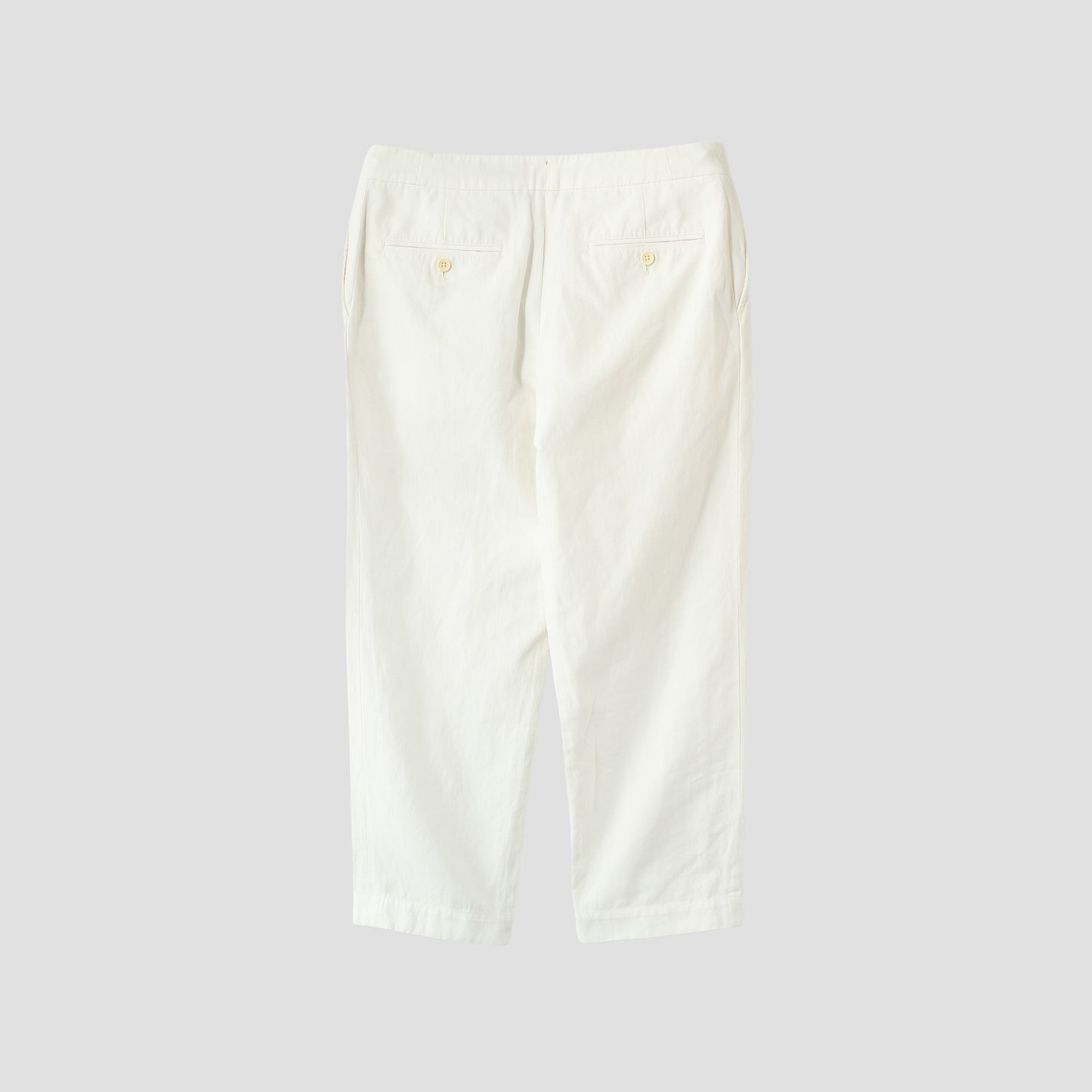 HIGH TWIST COTTON LINEN TROUSERS