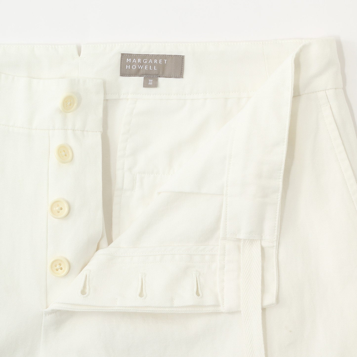 HIGH TWIST COTTON LINEN TROUSERS