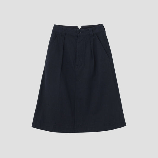 SLUB COTTON DRILL SKIRT