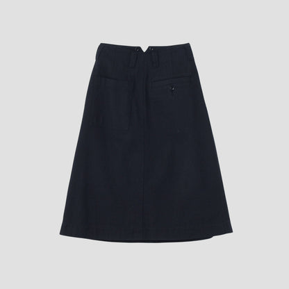SLUB COTTON DRILL SKIRT
