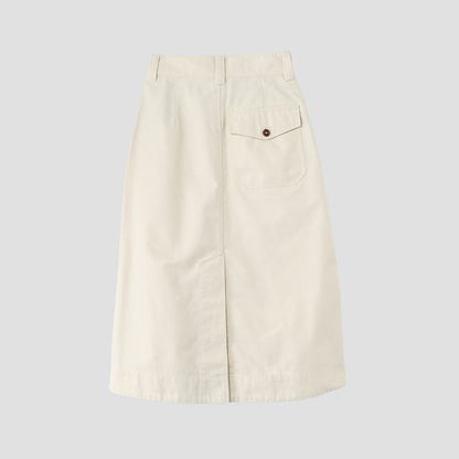 WORKWEAR COTTON TWILL SKIRT