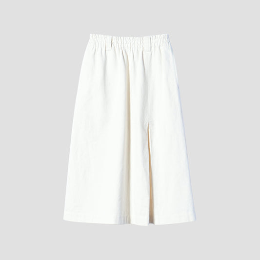 WORN LINEN COTTON DRILL SKIRT