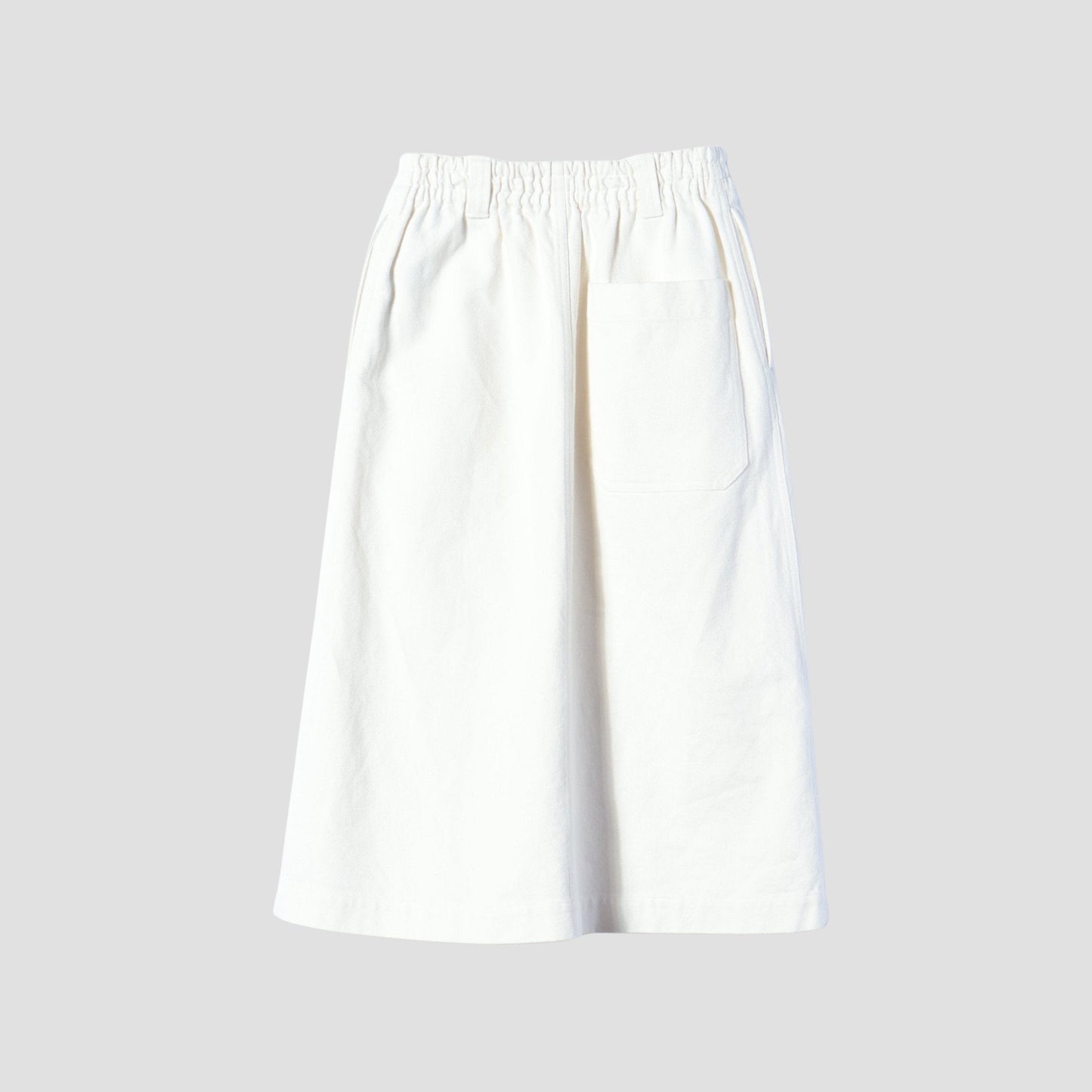 WORN LINEN COTTON DRILL SKIRT
