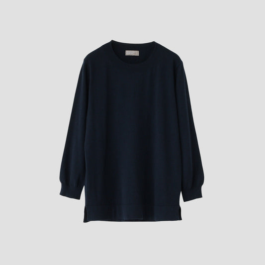 WOOL COTTON JUMPER KNIT