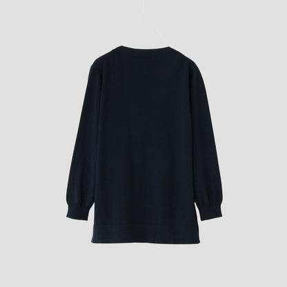 WOOL COTTON JUMPER KNIT