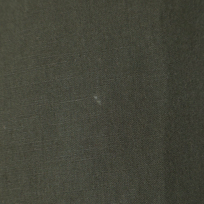 PLAIN WEAVE COTTON LINEN TROUSERS