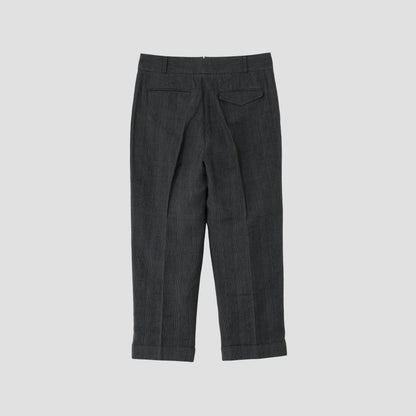 PRINCE OF WALES LINEN TROUSERS