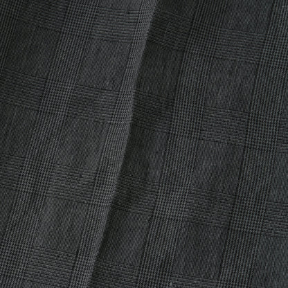 PRINCE OF WALES LINEN TROUSERS