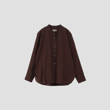 PIECE DYED WASHED COTTON SHIRT