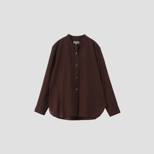 PIECE DYED WASHED COTTON SHIRT