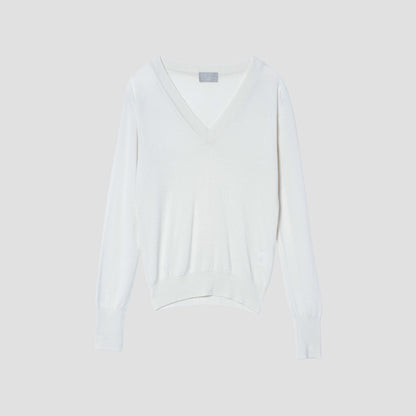 RELAXED V NECK JUMPER KNIT