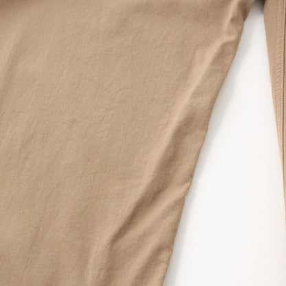WOOL COTTON TWILL TROUSERS
