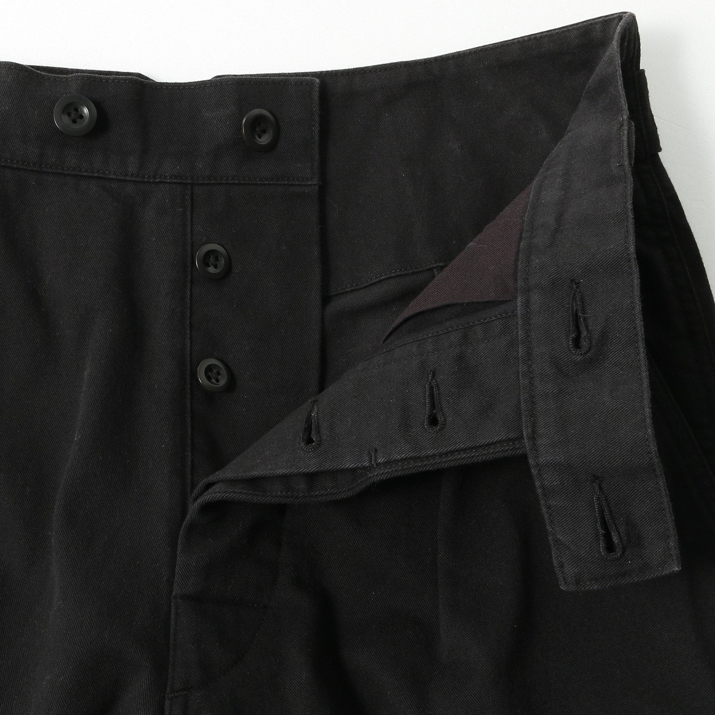 WASHED COTTON DRILL TROUSERS