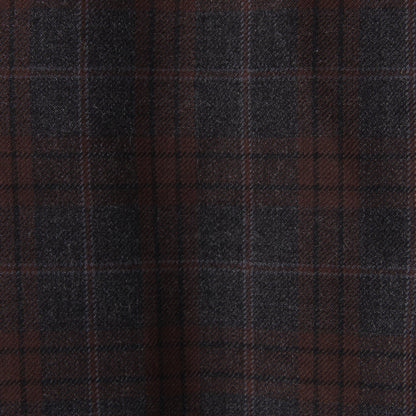PLAID WOOL TROUSERS