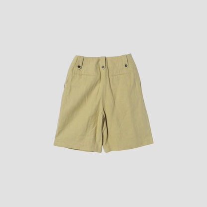 DENSE FINE LINEN POPLIN TROUSERS