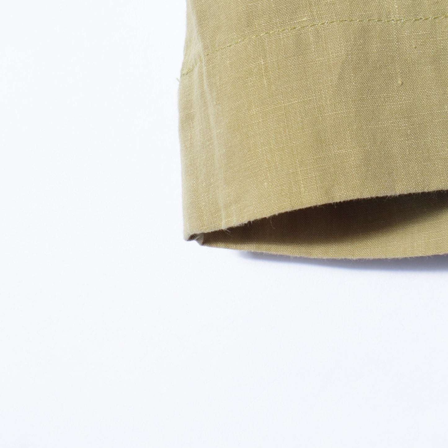DENSE FINE LINEN POPLIN TROUSERS