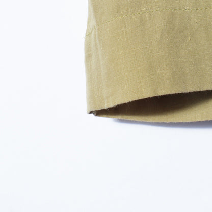 DENSE FINE LINEN POPLIN TROUSERS