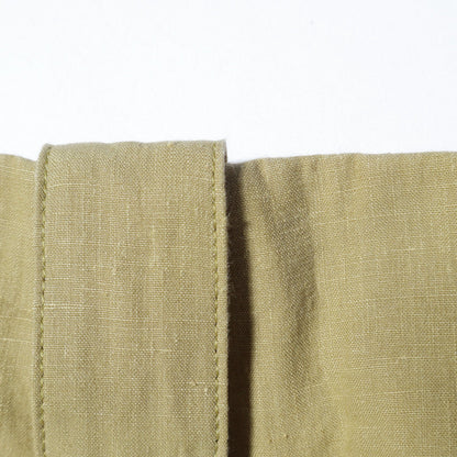 DENSE FINE LINEN POPLIN TROUSERS