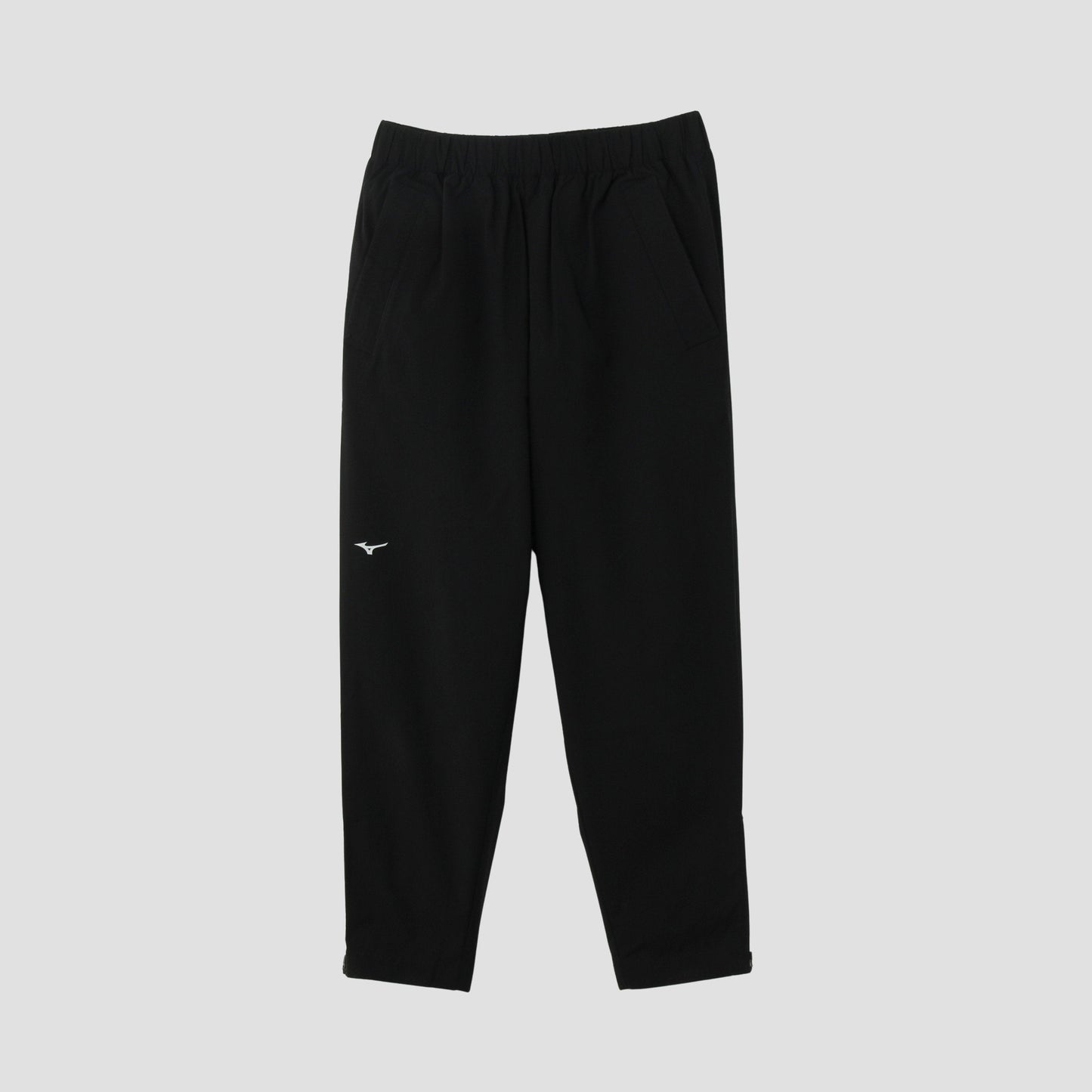 STRETCH POLYESTER HEAVY POPLIN TROUSERS