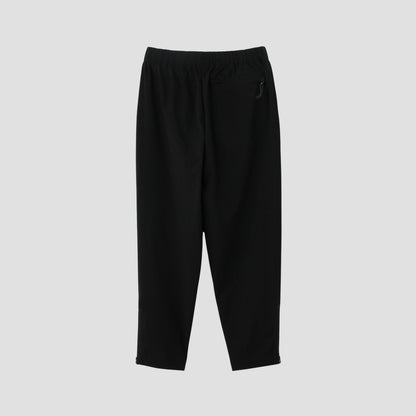 STRETCH POLYESTER HEAVY POPLIN TROUSERS