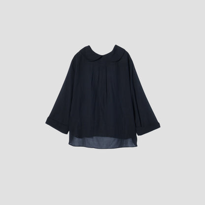COTTON SILK CHIFFON SHIRT
