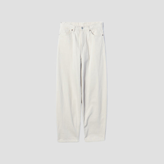 WHITE DENIM TROUSERS