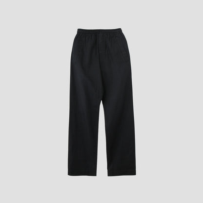 LINEN COTTON TWILL TROUSERS